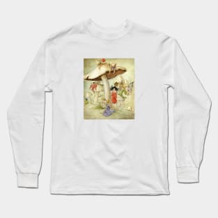 Mushroom Fairies Pixies Long Sleeve T-Shirt